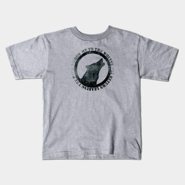 The Wolves Return Leading the Pack Kids T-Shirt by Aspita